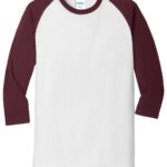 White/ Athletic Maroon