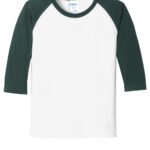 White/ Dark Green